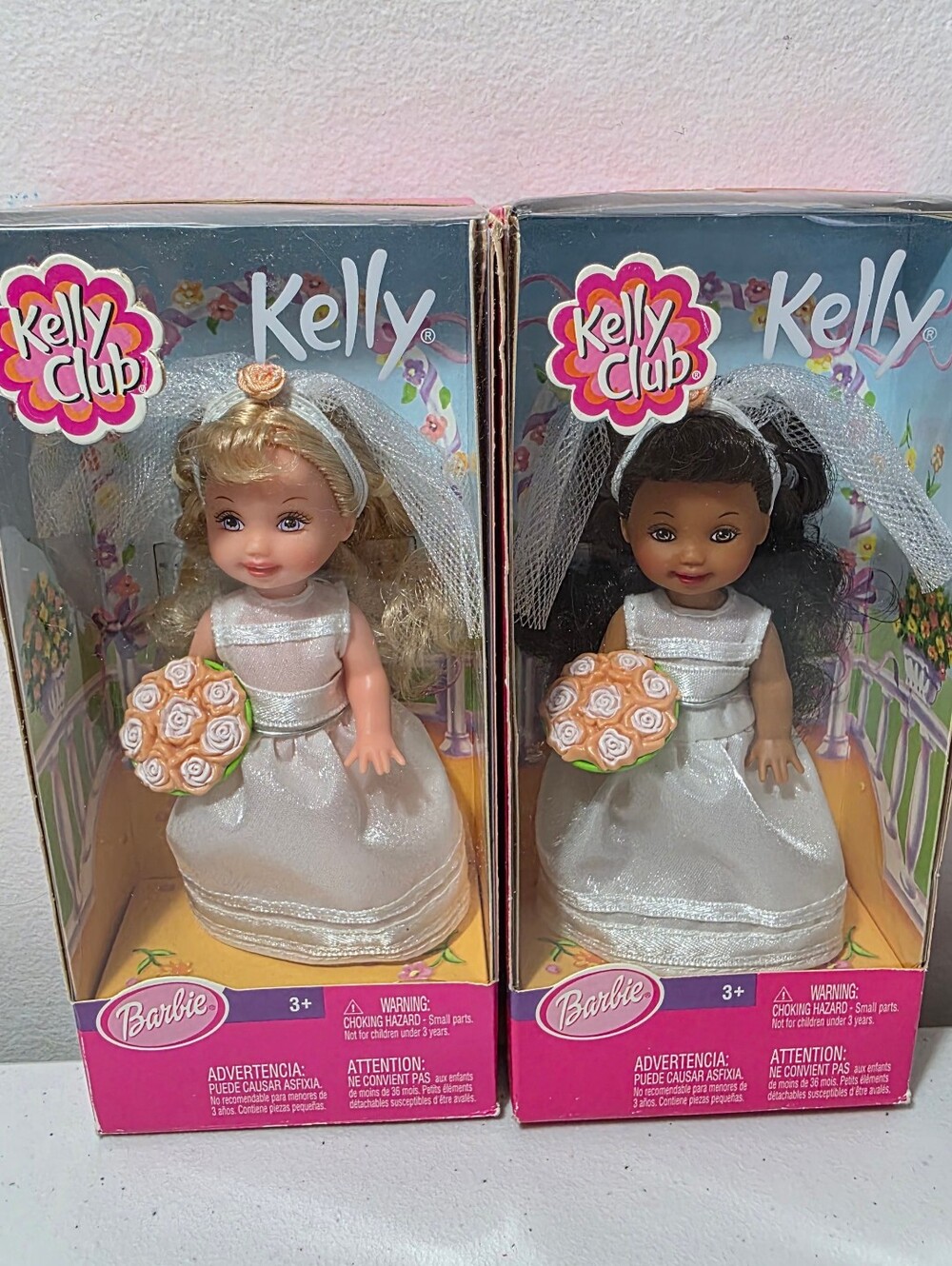 Mattel Barbie: Kelly Club Vintage 2002 All Grown Up Kelly Bride Doll Set Of 2